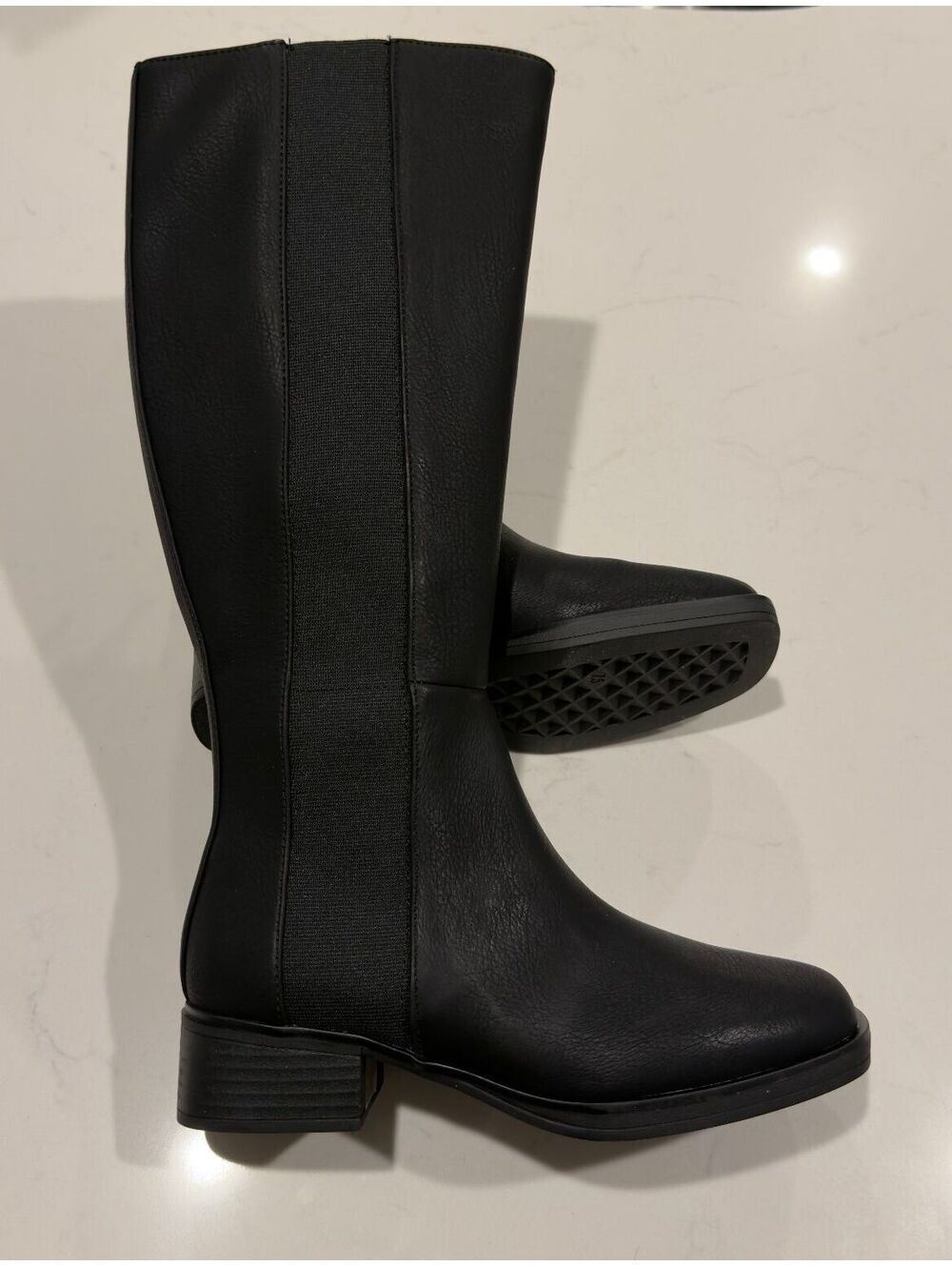 Aerosoles Women's Daria Black Double Zip Tall Boots - Picture 2 of 4